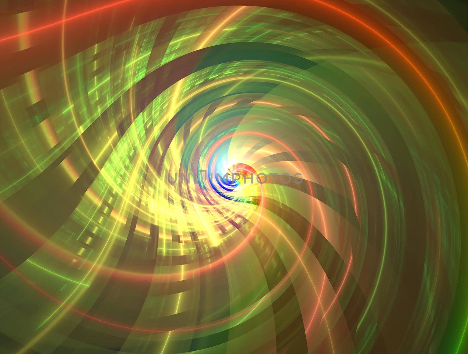 Imaginatory lush fractal texture image abstract background