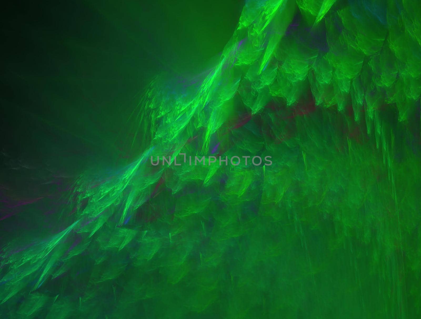 Imaginatory lush fractal texture image abstract background
