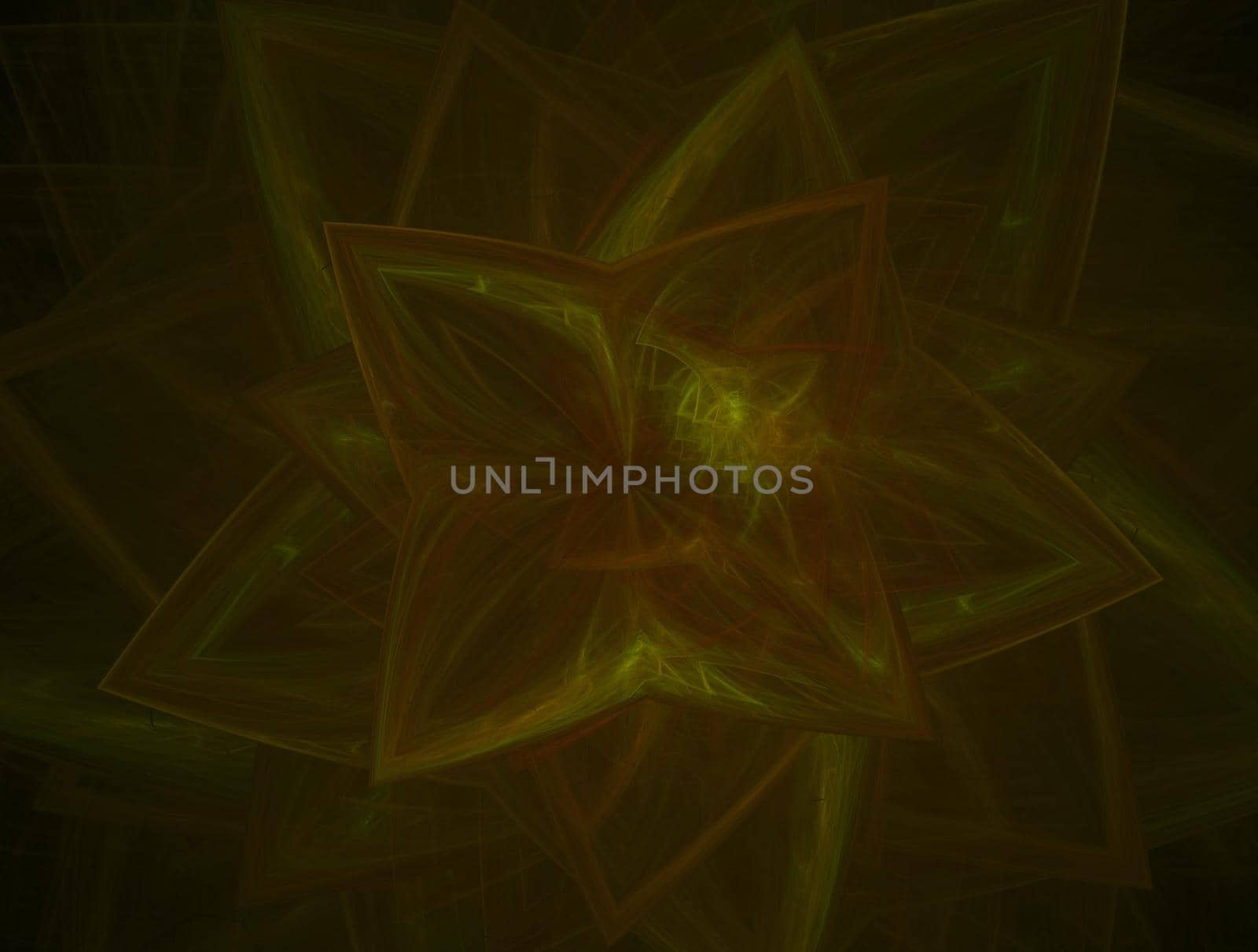 Imaginatory lush fractal texture image abstract background