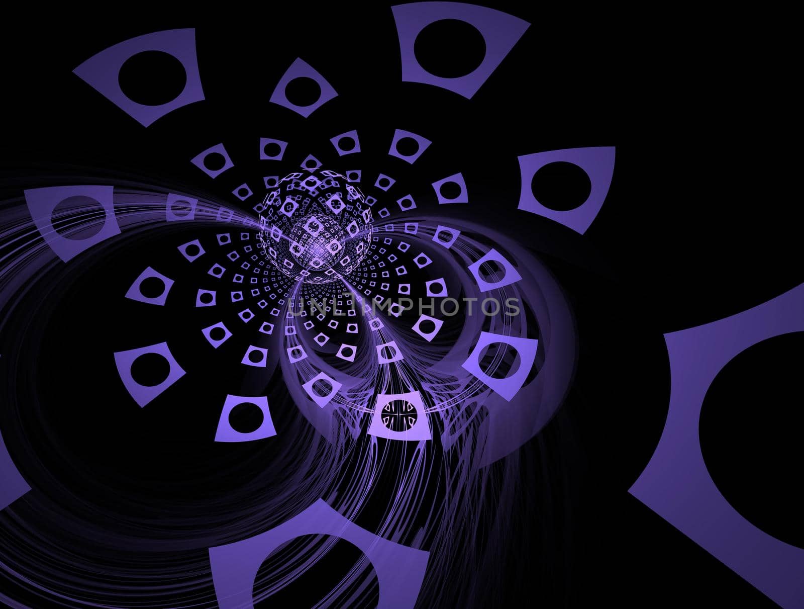 Imaginatory lush fractal texture image abstract background