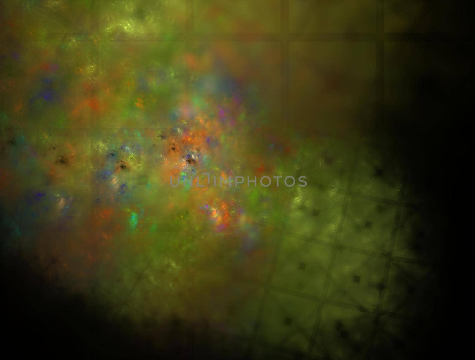 Imaginatory lush fractal texture image abstract background