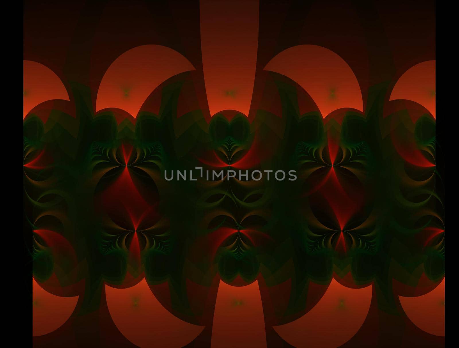 Imaginatory lush fractal texture image abstract background