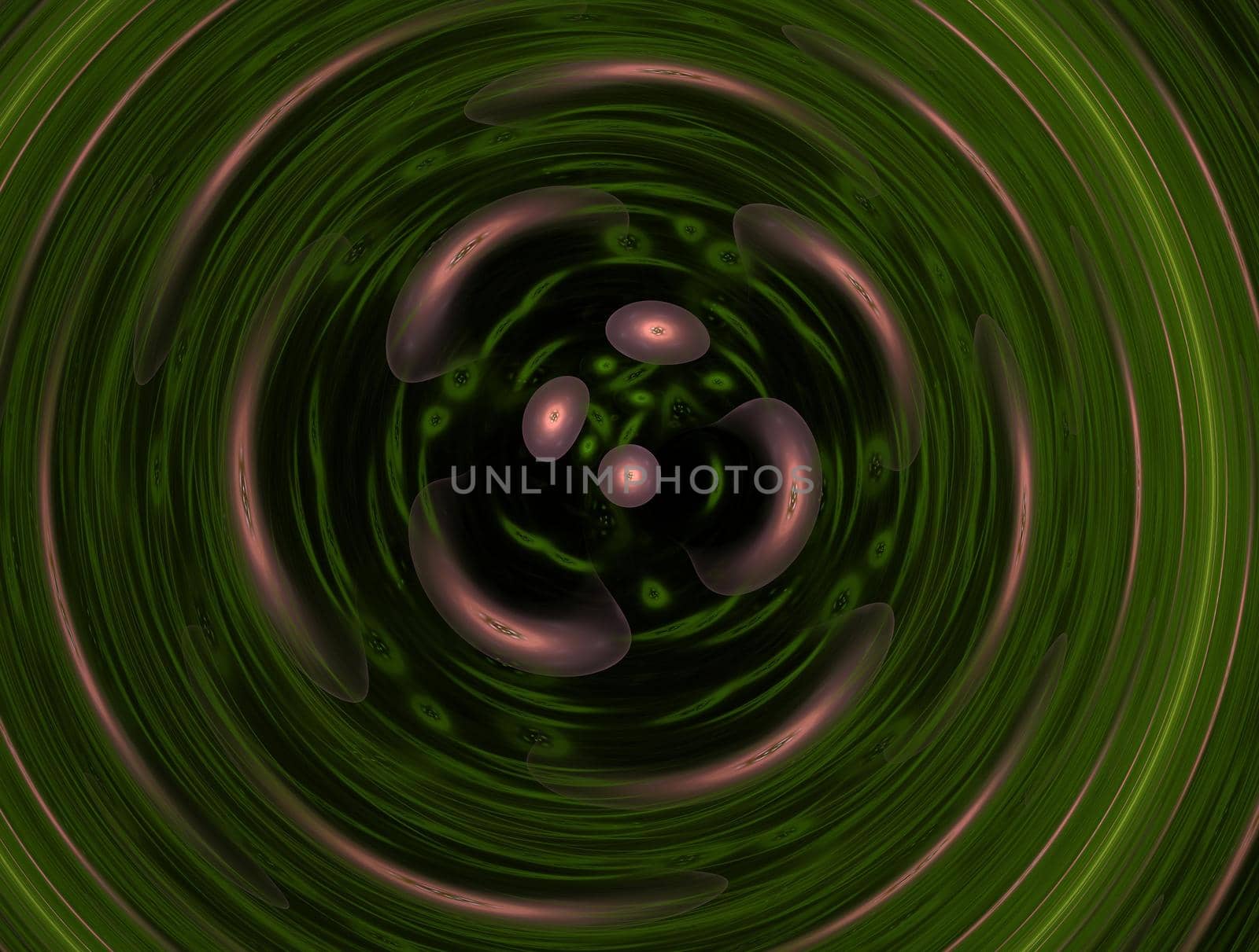 Imaginatory lush fractal texture image abstract background