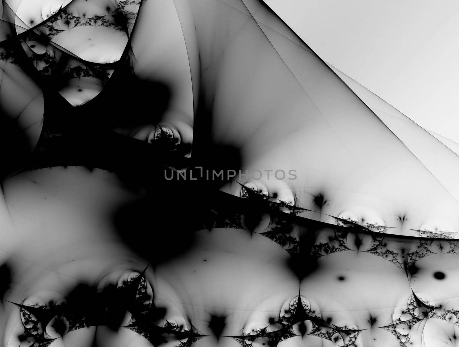 Imaginatory lush fractal texture image abstract background
