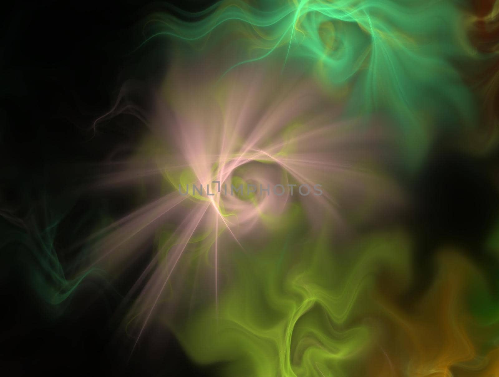 Imaginatory lush fractal texture image abstract background