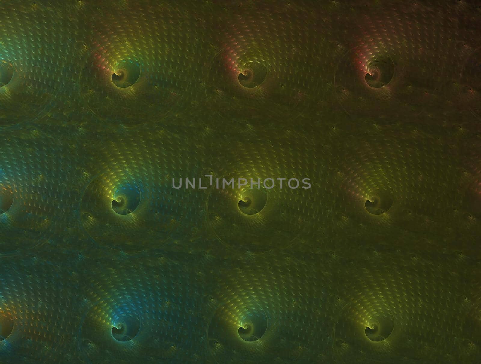 Imaginatory lush fractal texture image abstract background