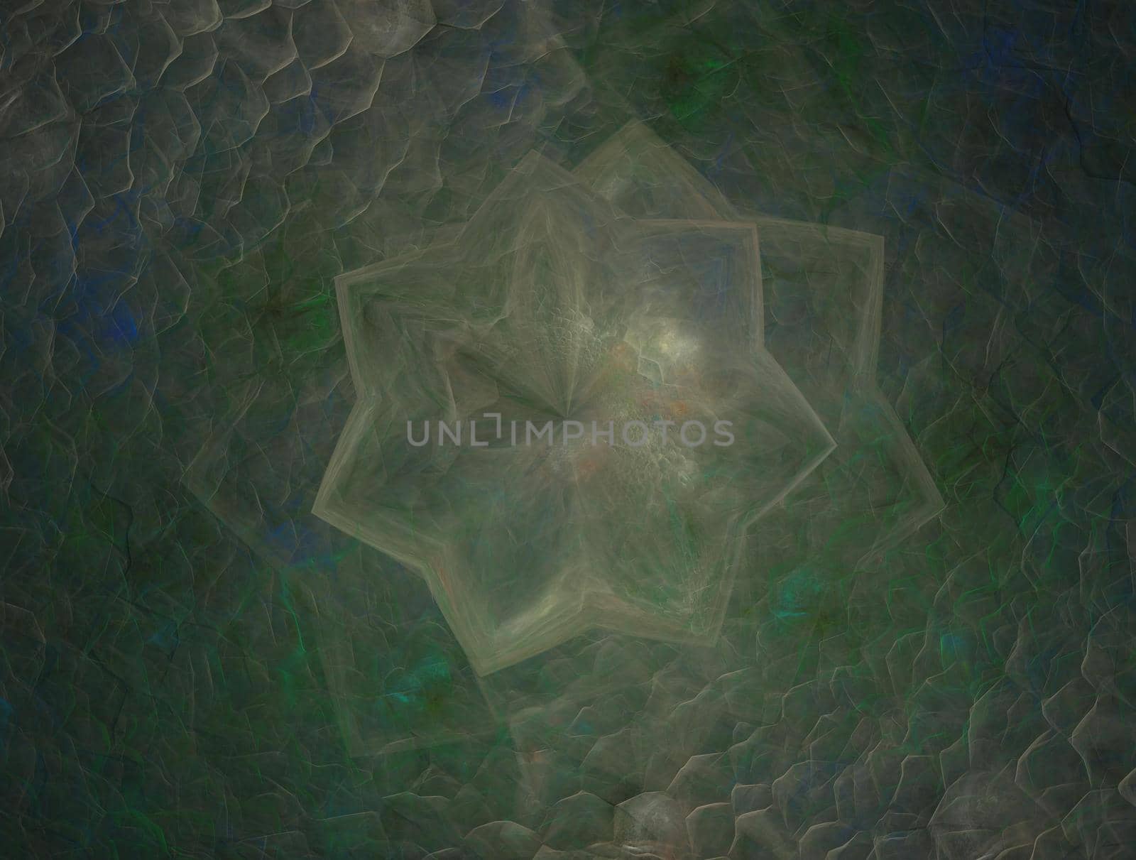 Imaginatory lush fractal texture image abstract background