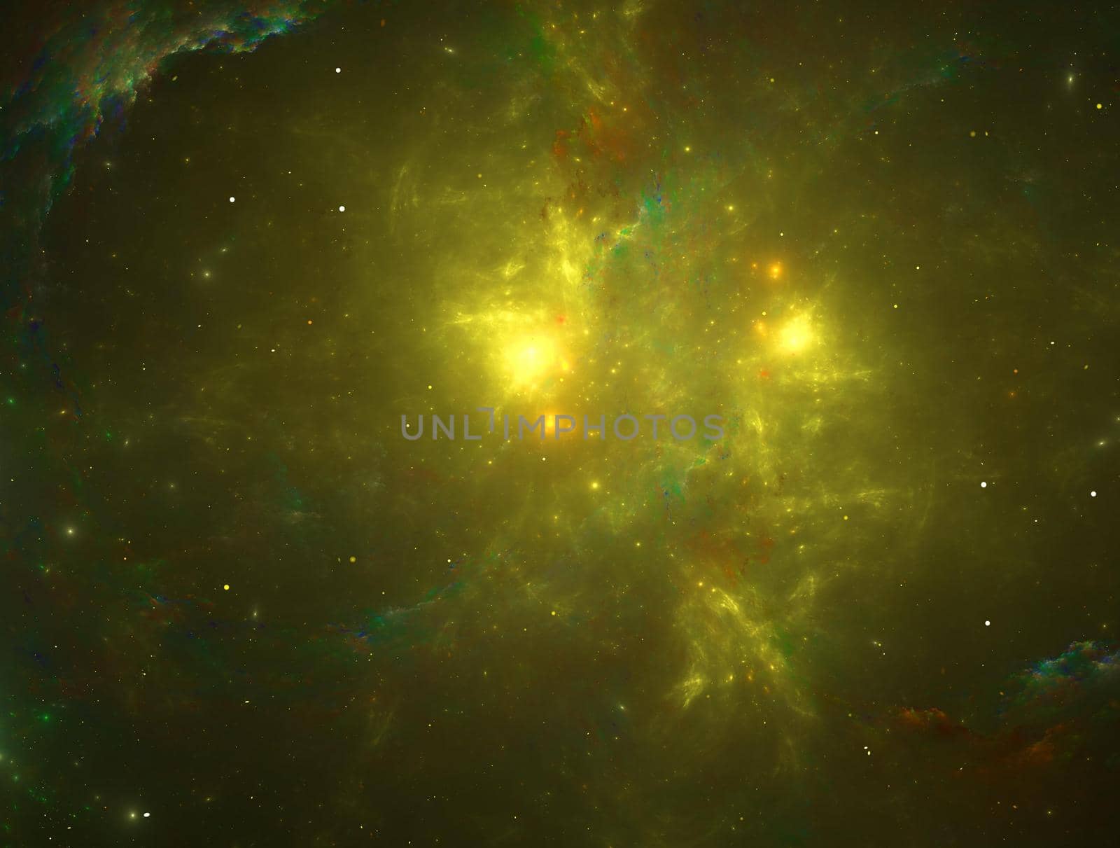 Imaginatory lush fractal texture image abstract background