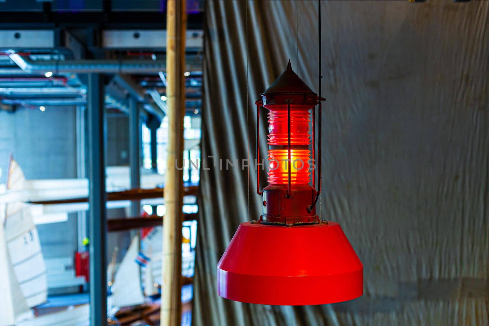Lanterns for lighting on the ship close up by Try_my_best
