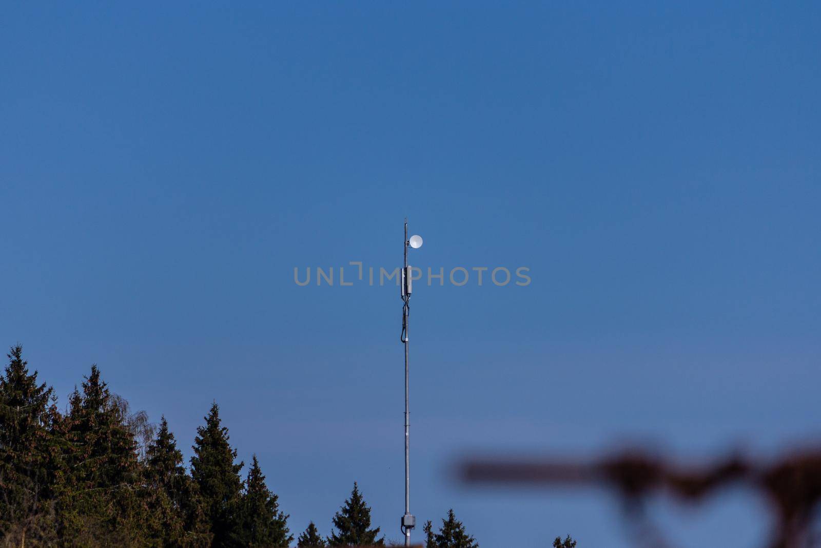 5g antenas phone tower aerials gprs sky by SorokinNikita