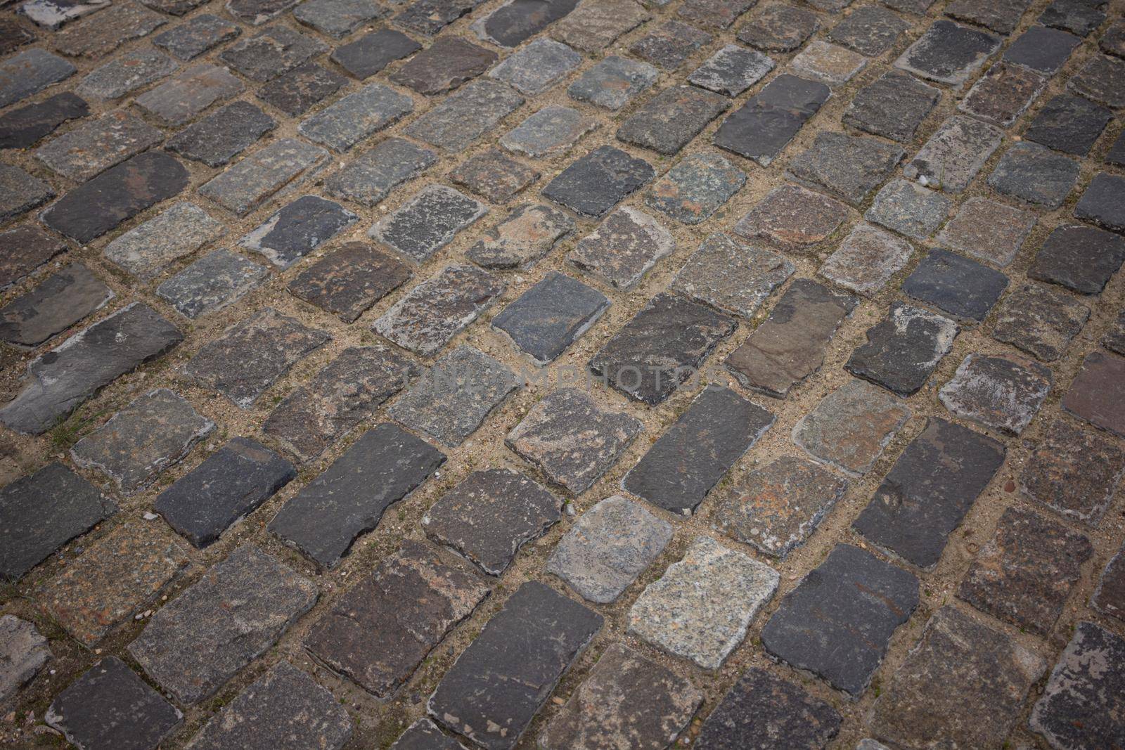 A close up of a brick road by SorokinNikita
