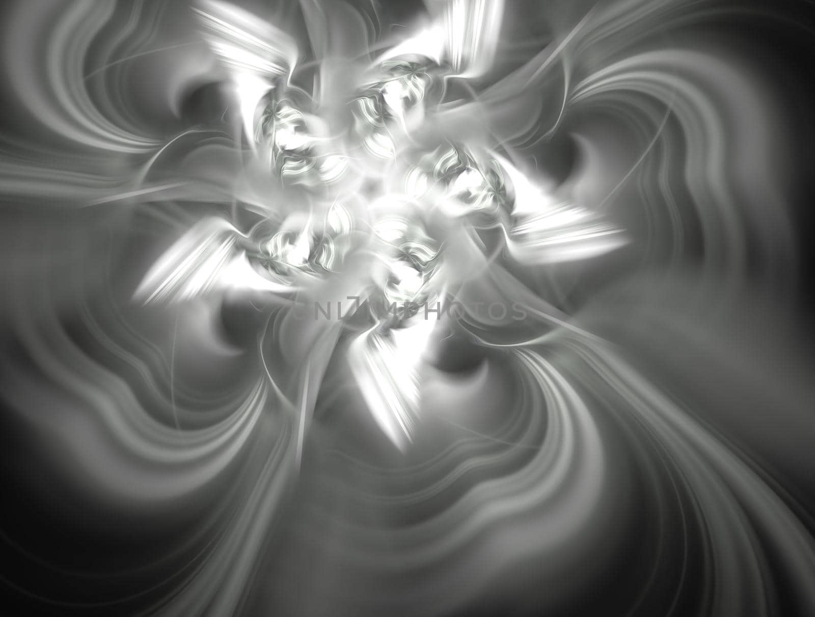 Imaginatory lush fractal texture image abstract background
