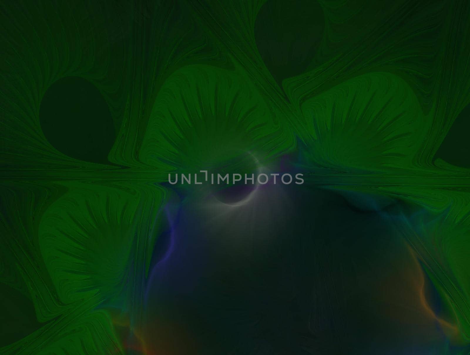Imaginatory lush fractal texture image abstract background
