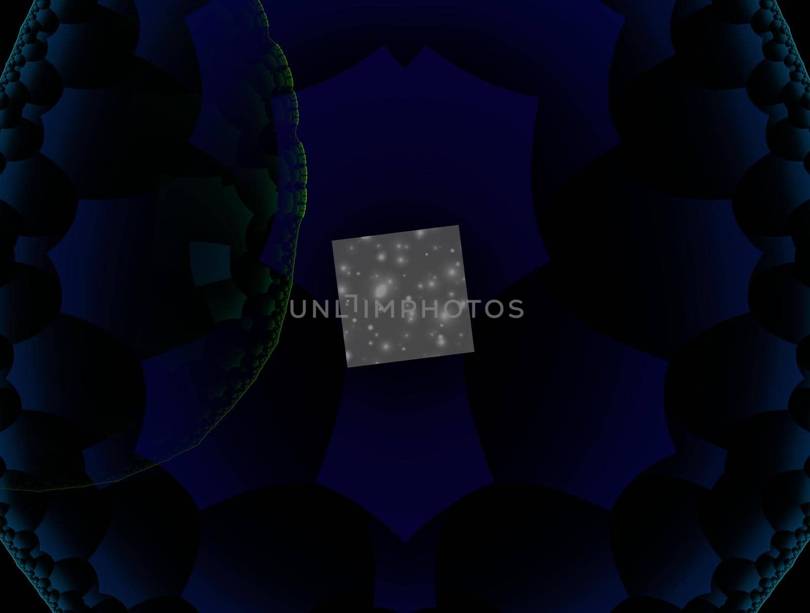 Imaginatory lush fractal texture image abstract background