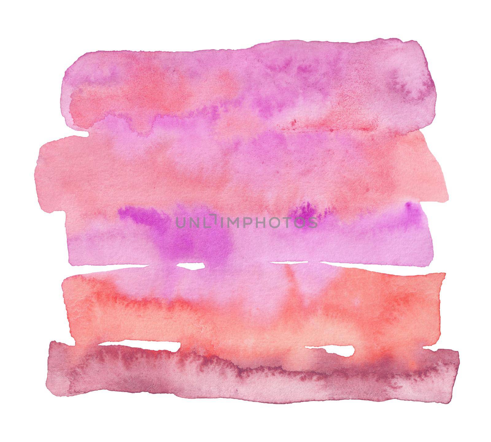 Abstract Watercolor Background for Quote. Girly Watercolour Colorful Gradient isolated on white. Can be used for Element, Design and Emblem. Pink Blue Violet Color by DesignAB