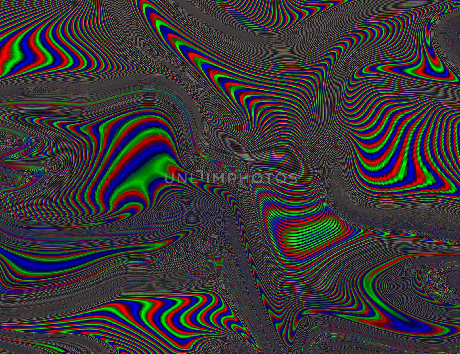 Psychedelic Rainbow Background LSD Colorful Wallpaper. Abstract Hypnotic Illusion. Hippie Retro Texture by DesignAB