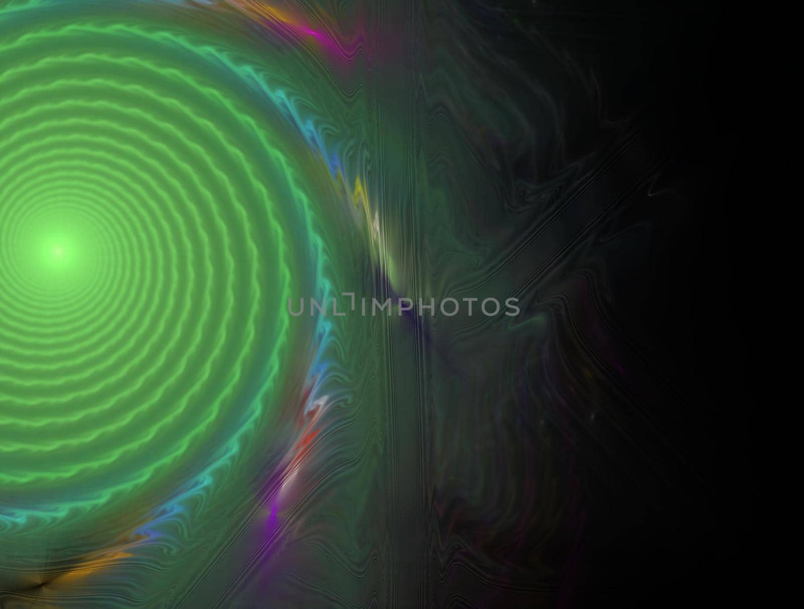 Imaginatory lush fractal texture image abstract background