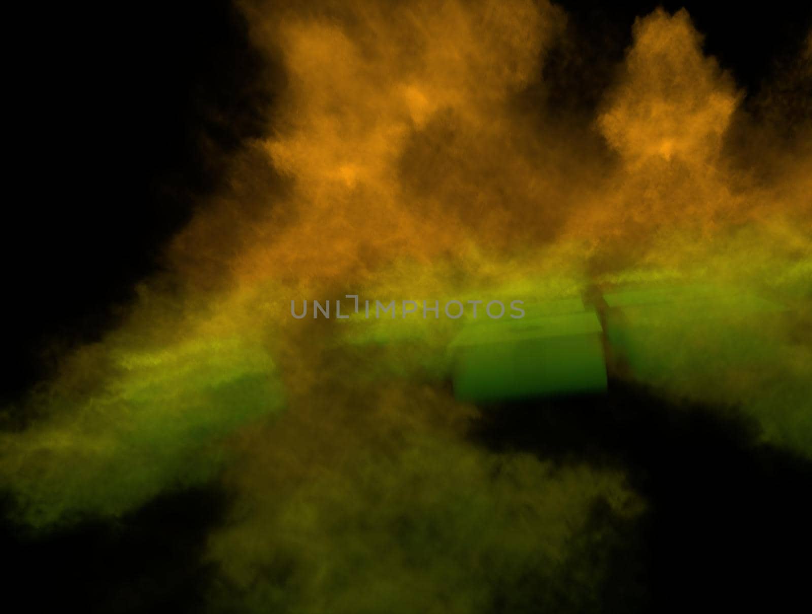 Imaginatory lush fractal texture image abstract background
