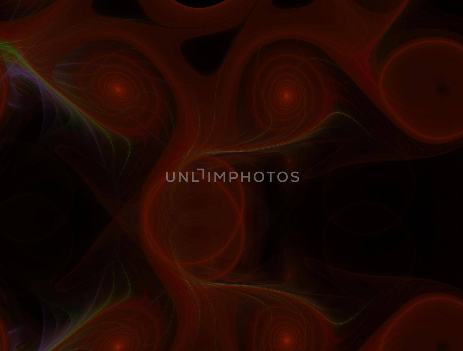 Imaginatory lush fractal texture image abstract background