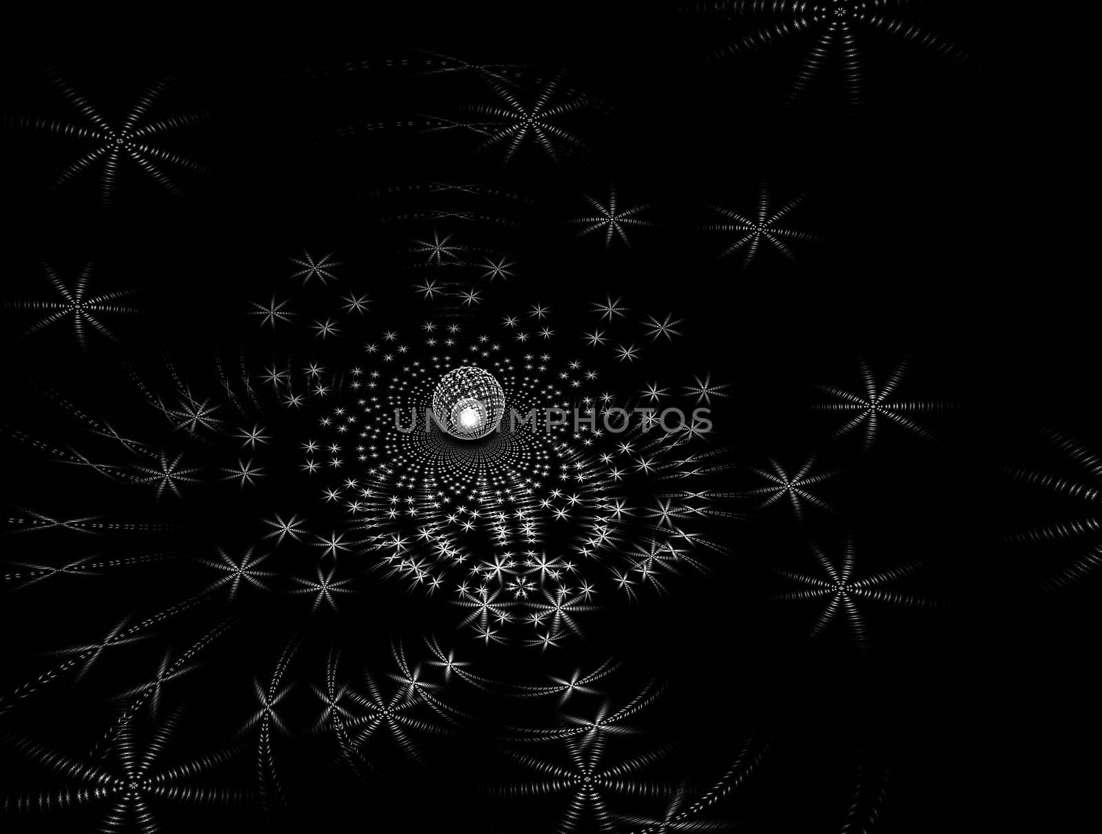 Imaginatory lush fractal texture image abstract background