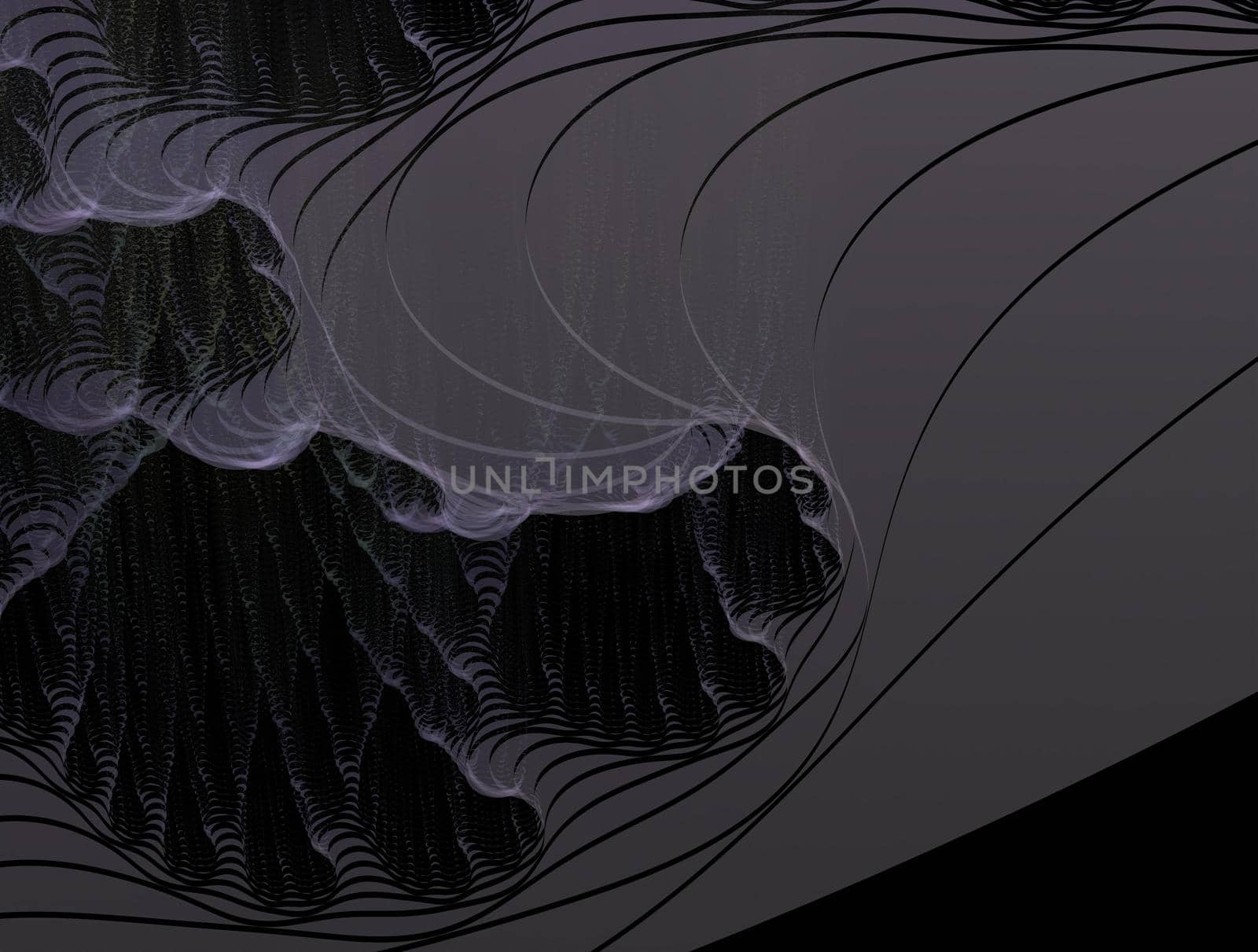 Imaginatory lush fractal texture image abstract background