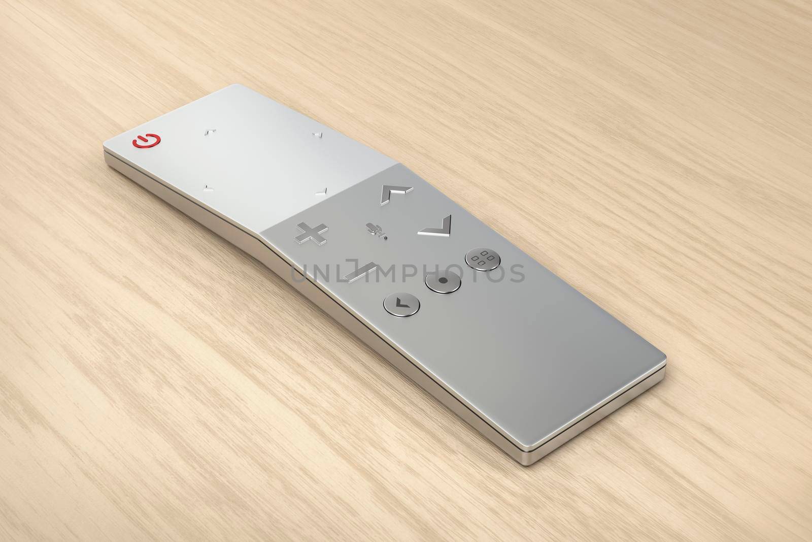 Silver remote control for smart tv by magraphics