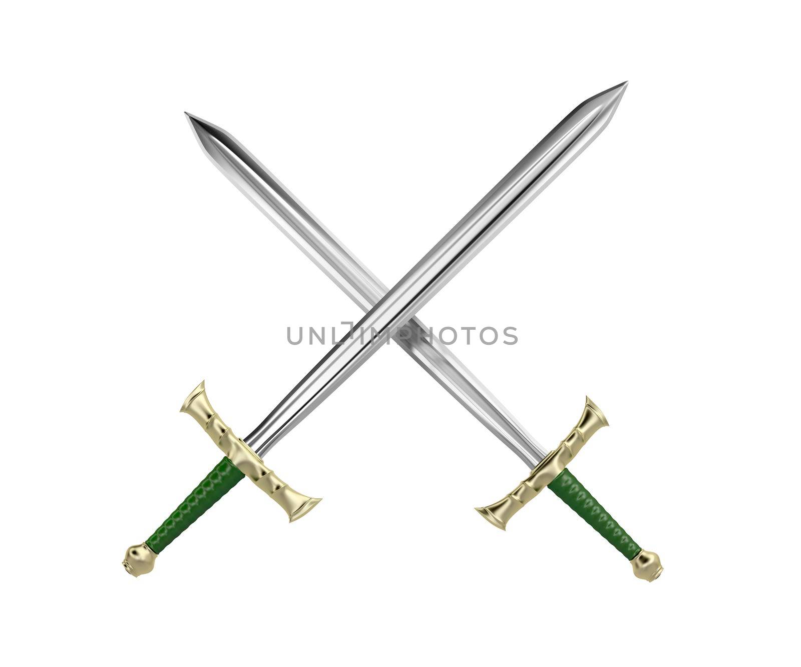 Crossed swords by magraphics