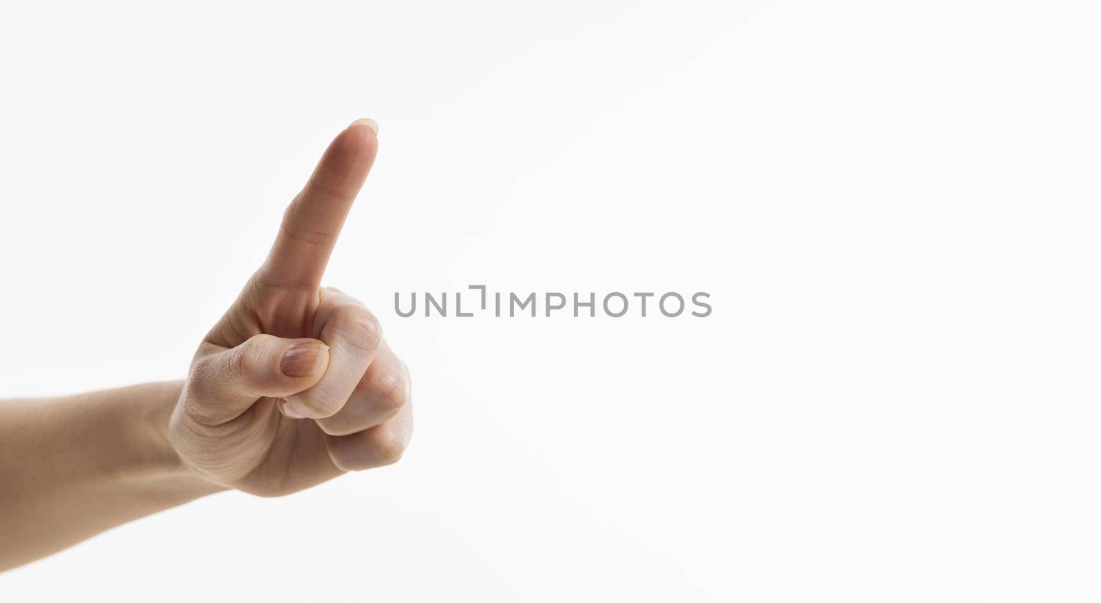 front view hand pointing finger. High quality beautiful photo concept by Zahard