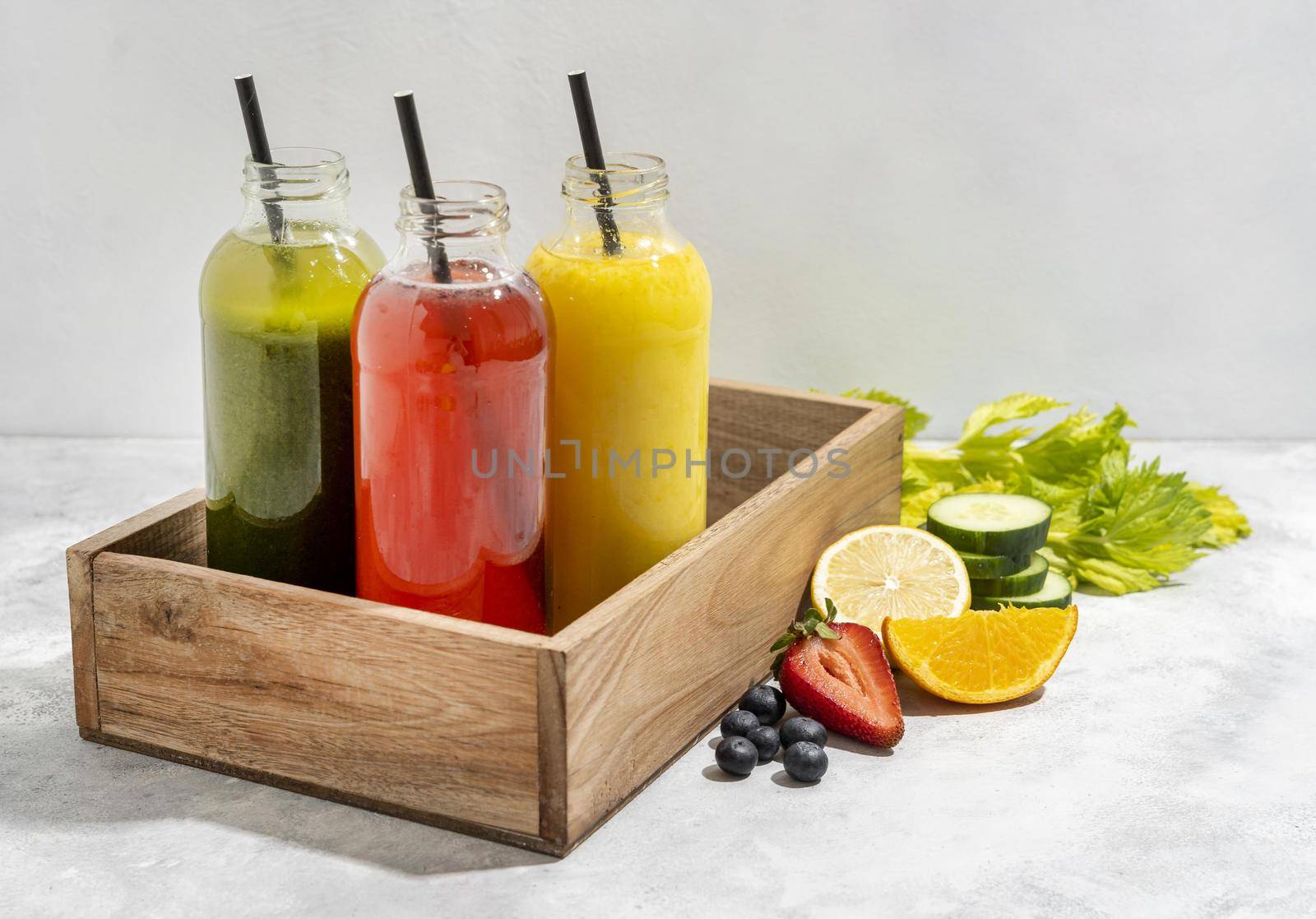 drink bottles wooden crate. High quality beautiful photo concept by Zahard