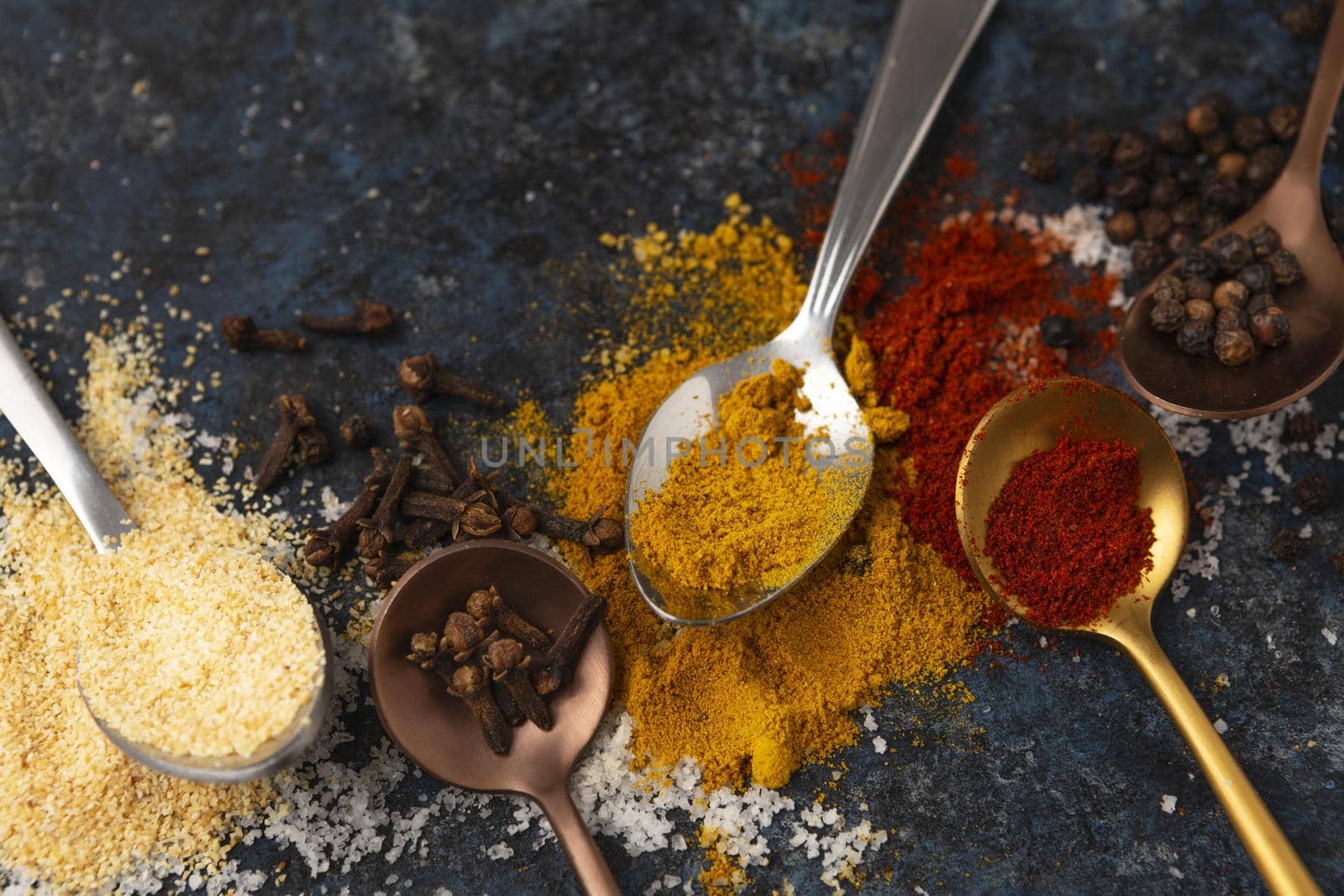 top view assortment delicious raw spices. Resolution and high quality beautiful photo
