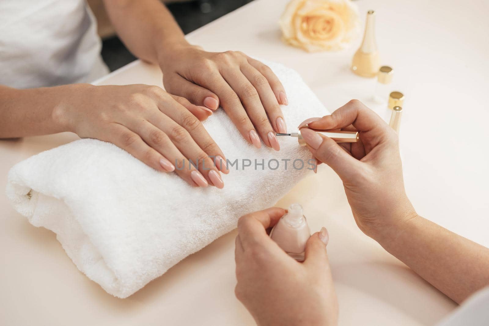 healthy beautiful manicure manicurist. Resolution and high quality beautiful photo