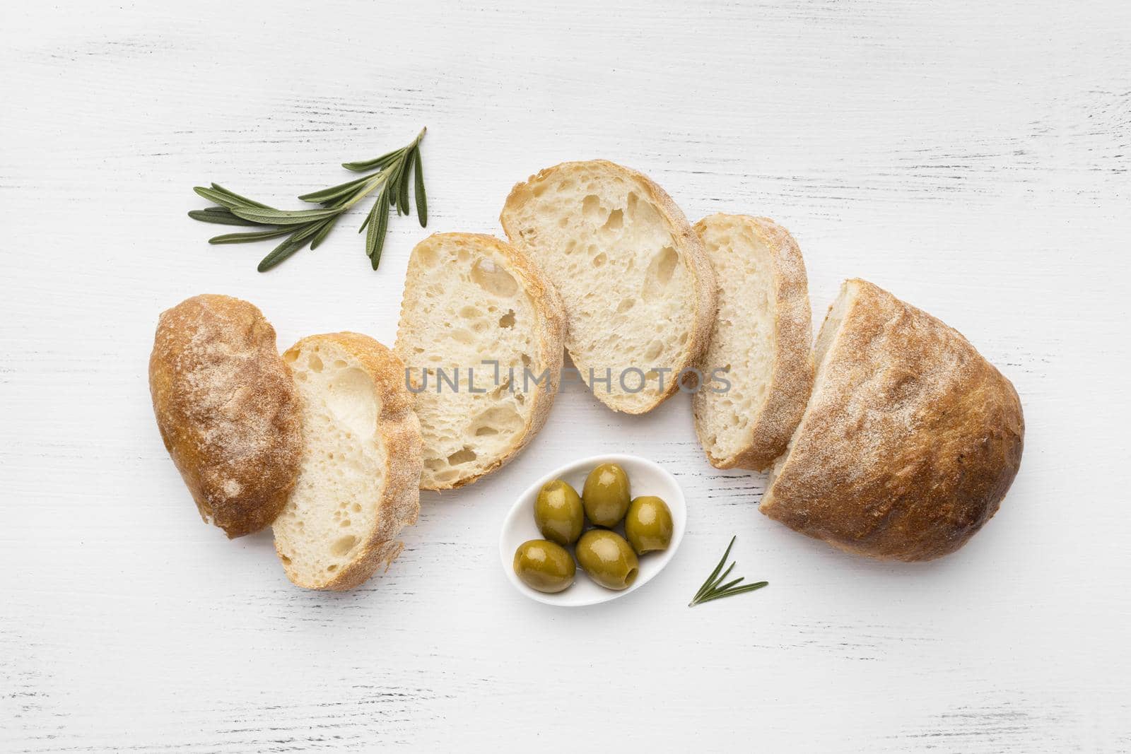 flat lay delicious bread concept. Resolution and high quality beautiful photo