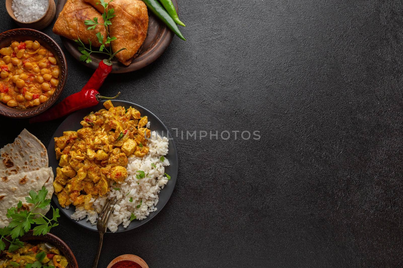 top view food frame with copy space. Resolution and high quality beautiful photo