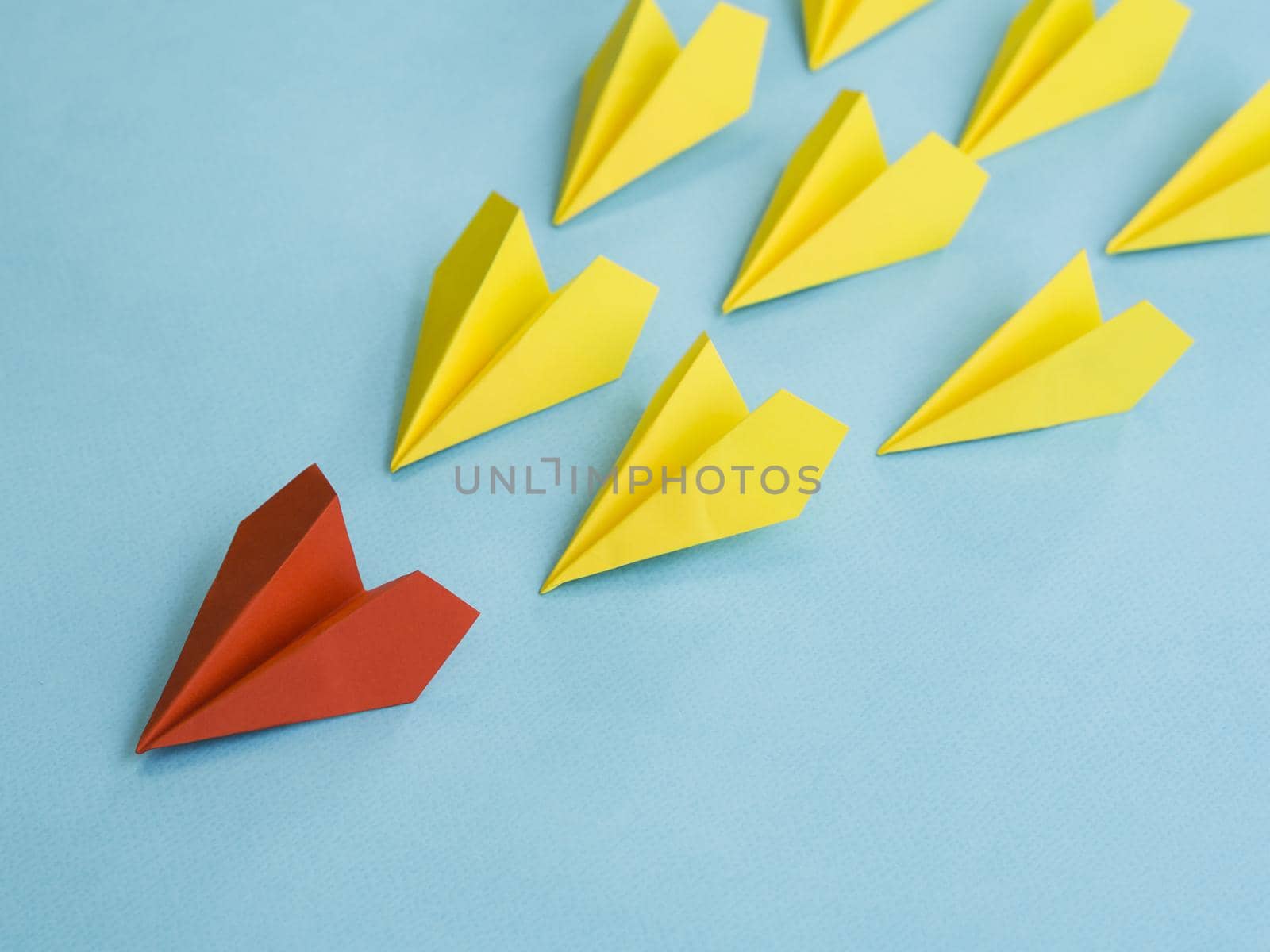 high angle colorful paper planes. Resolution and high quality beautiful photo