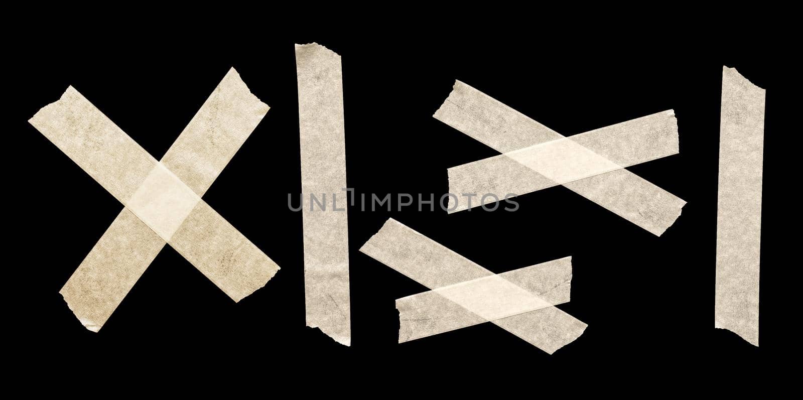 white tape black background. Resolution and high quality beautiful photo