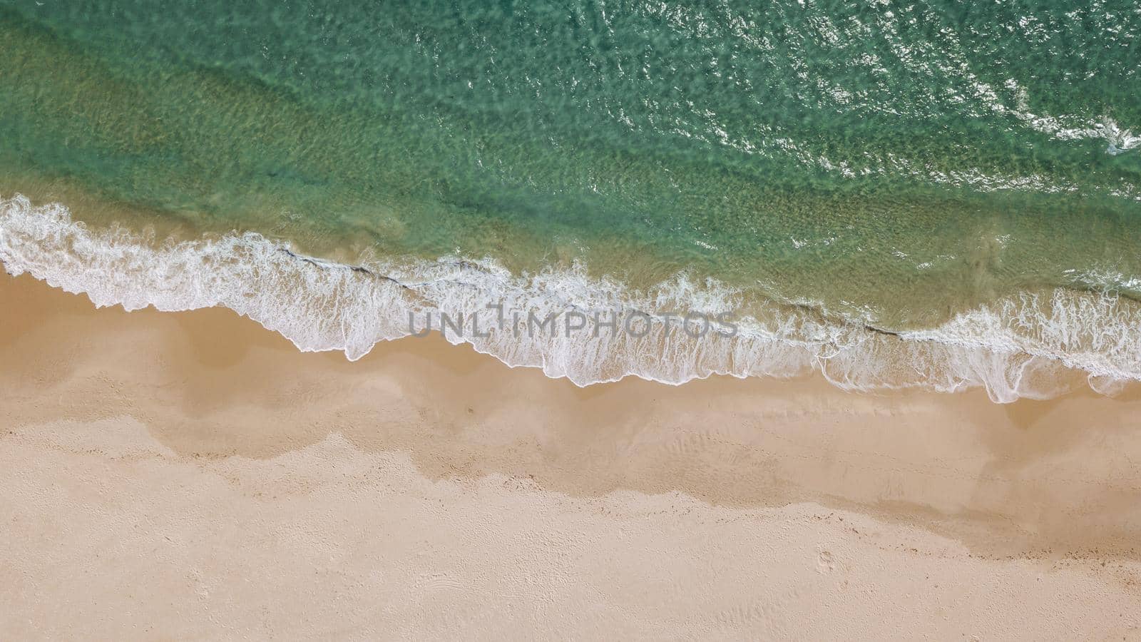 frothy waves sandy beach from. High quality beautiful photo concept by Zahard