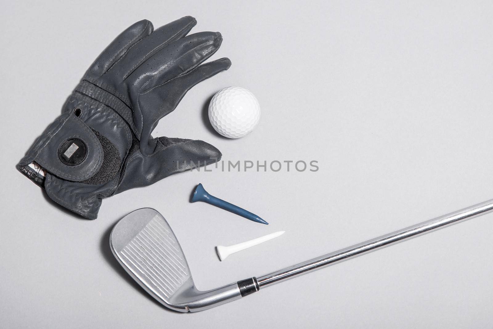 top view glove golf equipment. Resolution and high quality beautiful photo