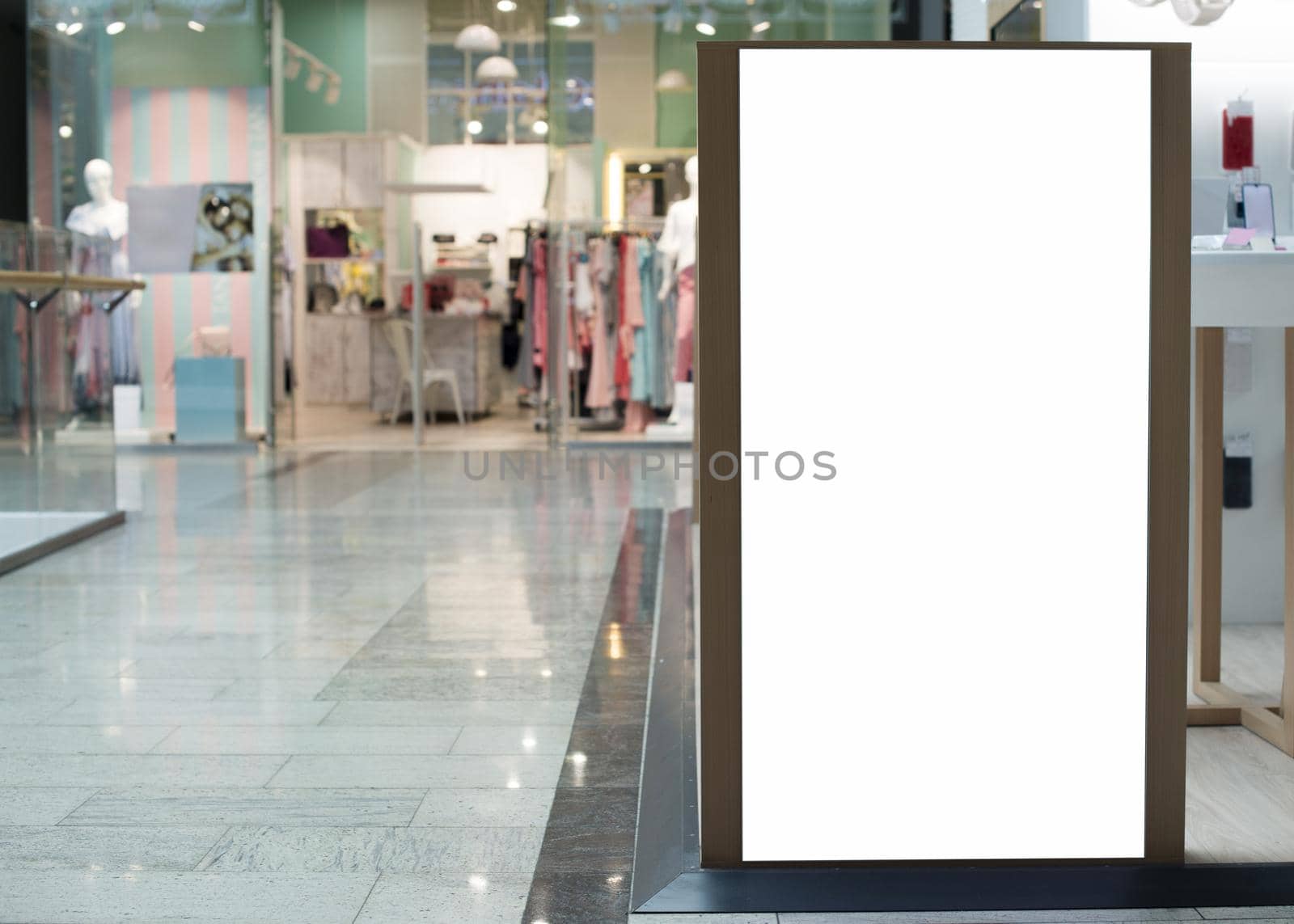 empty shopping billboard with copy space. High quality beautiful photo concept by Zahard