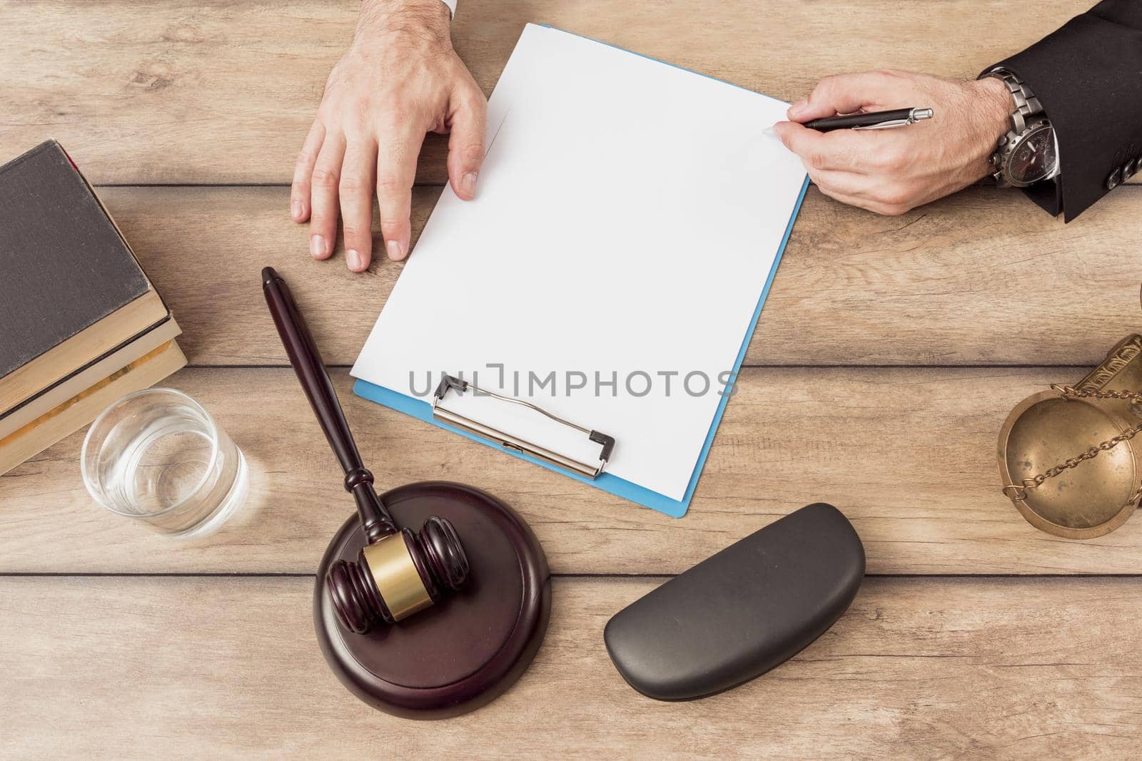 lawyer filling document. Resolution and high quality beautiful photo