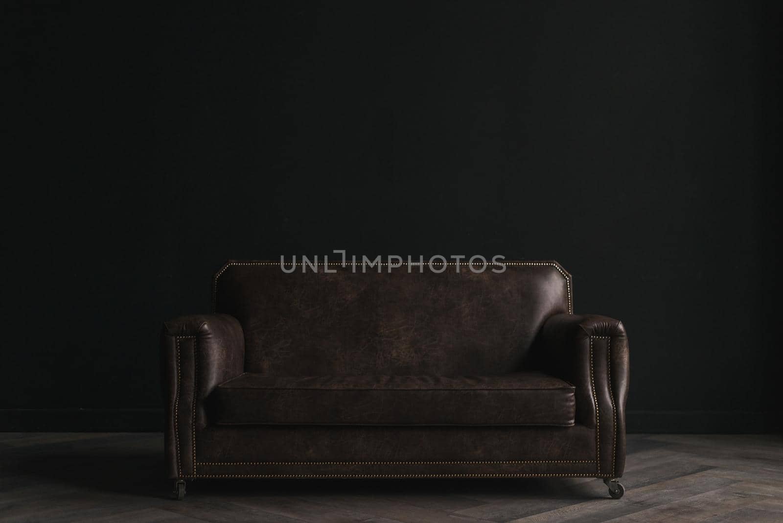 leather couch dark room. Resolution and high quality beautiful photo