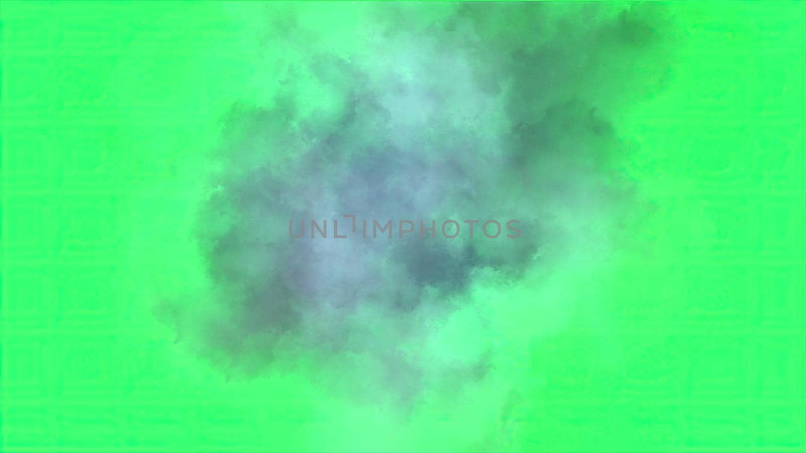 3d illustration - Clouds effect on green screen by vitanovski