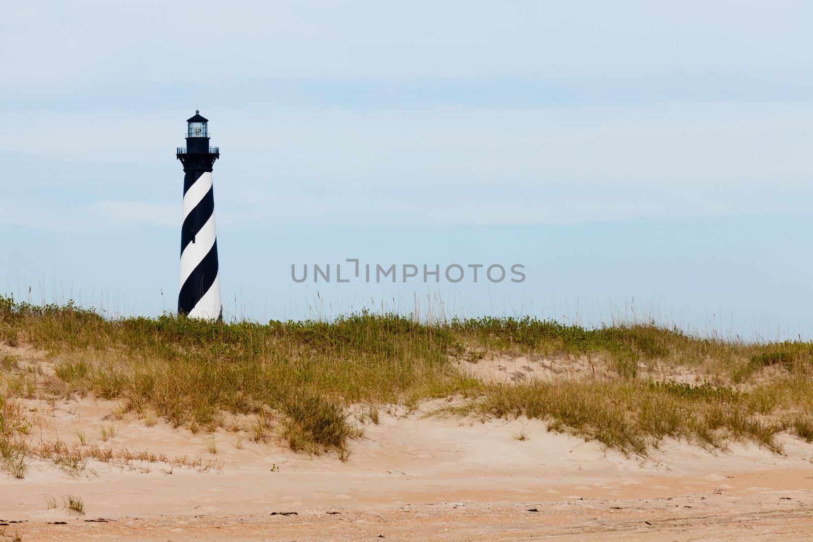 Cape Hatteras Lighthouse dunes and beach NC USA by PiLens