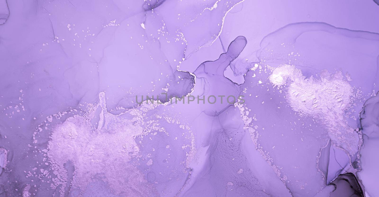 Purple Liquid Paint Waves. Luxury Gray Alcohol Oil Illustration. Marble Abstract Texture. Creative Liquid Paint. Watercolour Fluid Paper. Metallic Acrylic Art Pattern. Flow Liquid Paint Waves.