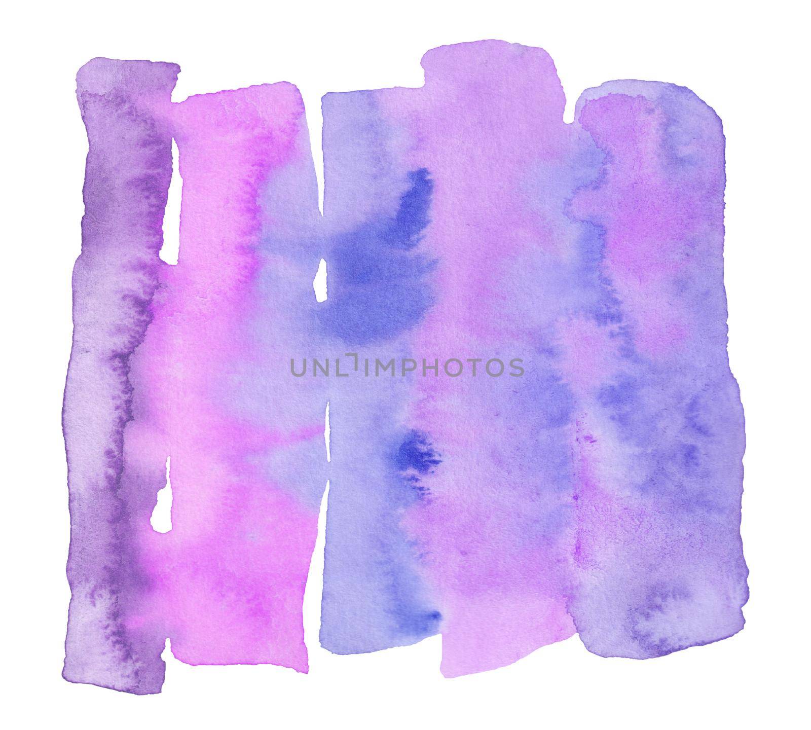 Abstract Watercolor Background for Quote. Girly Watercolour Colorful Gradient isolated on white. Can be used for Element, Design and Emblem. Blue Violet Color by DesignAB