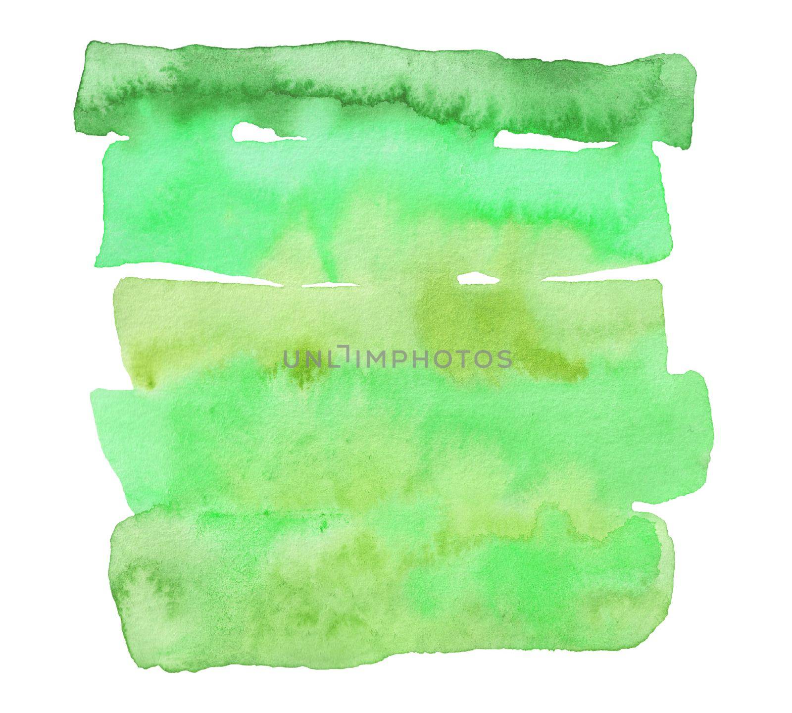 ECO Abstract Watercolor Background for Quote. Watercolour Colorful Ecology Gradient isolated on white. Can be used for Element, Design and Emblem. Green Nature Color.