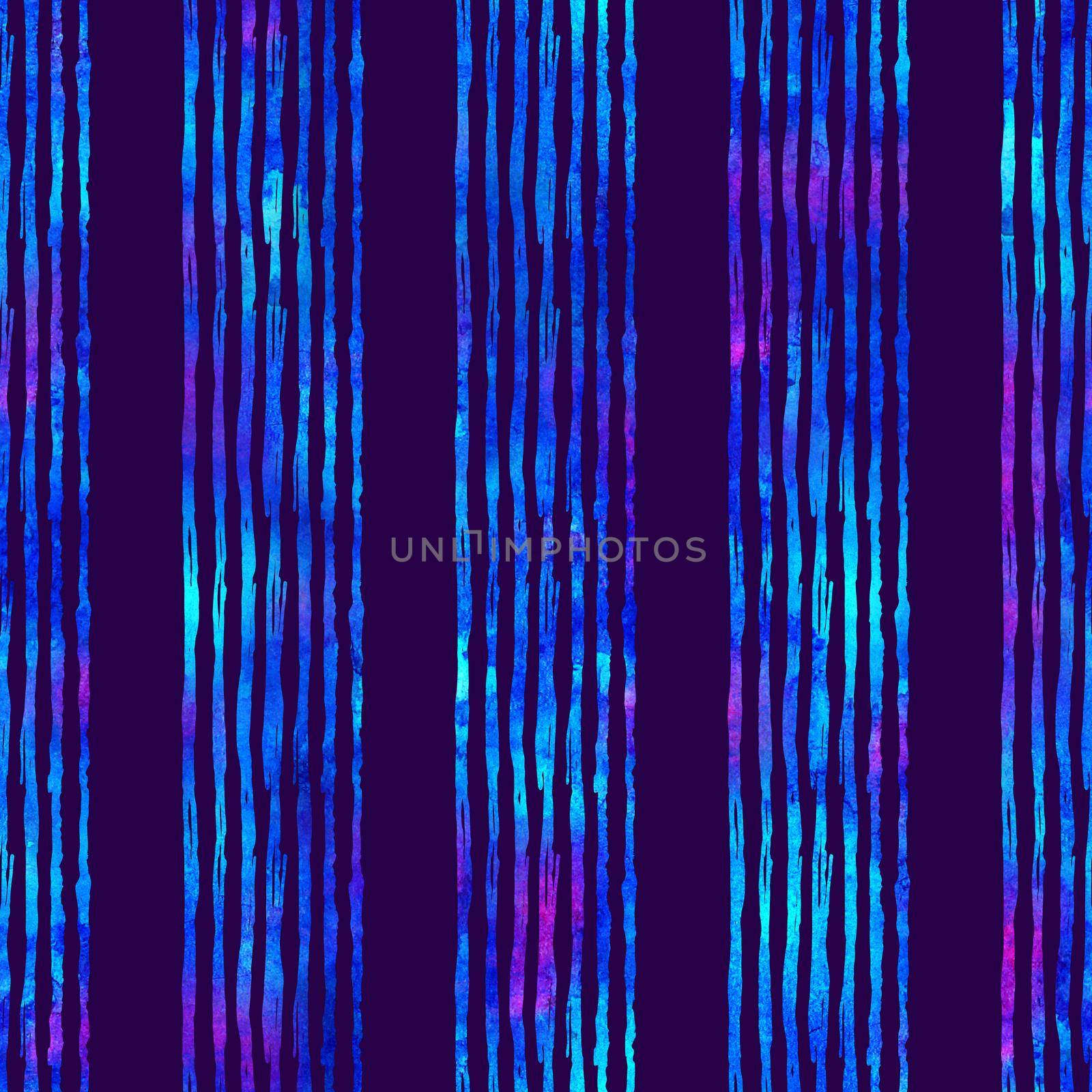 Brush Stroke Line Stripe Geometric Grung Pattern Seamless in Blue Color Background. Gunge Collage Watercolor Texture for Teen and School Kids Fabric Prints Grange Design with lines.