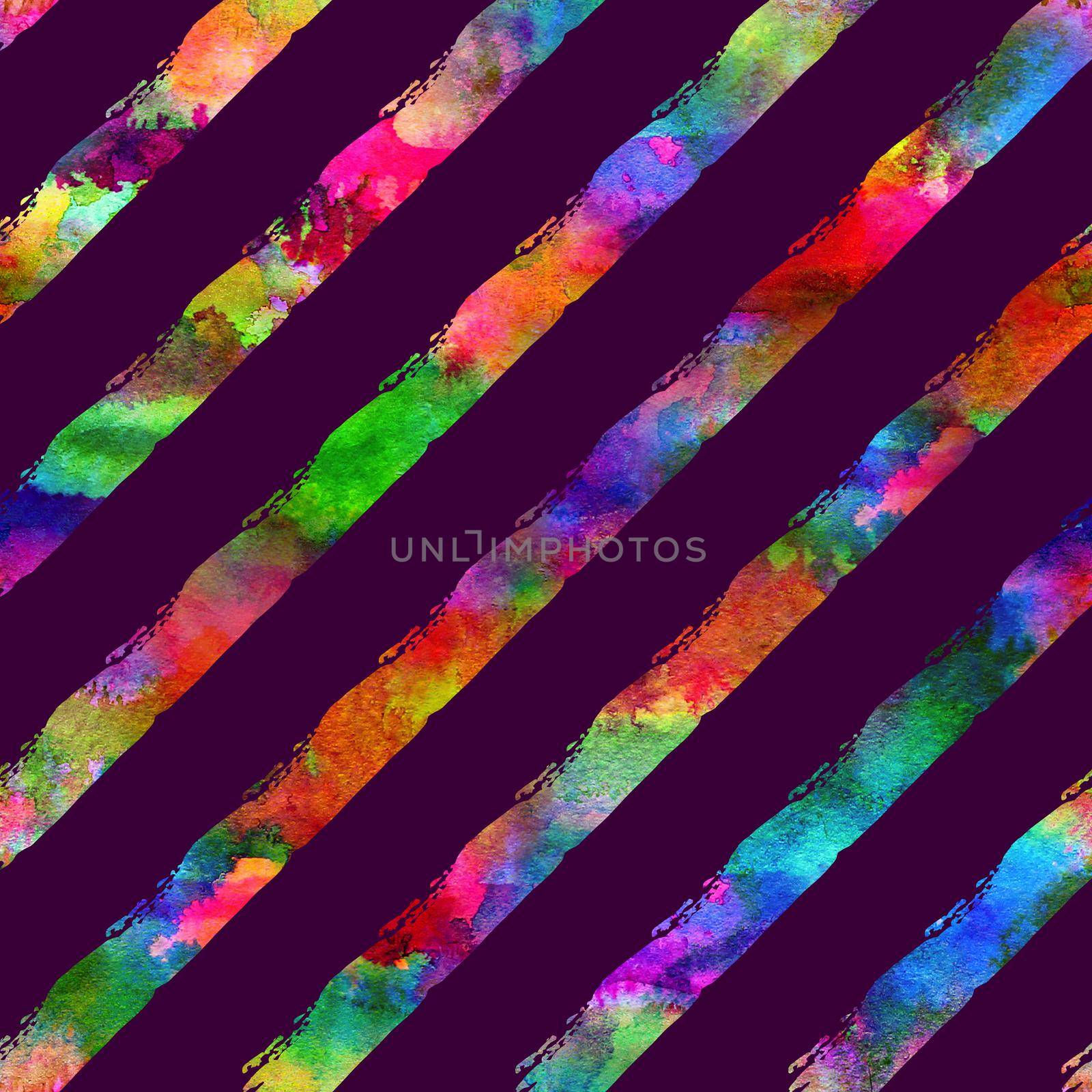 Brush Stroke Line Stripe Geometric Grung Pattern Seamless in Rainbow Color Background. Gunge Collage Watercolor Texture for Teen and School Kids Fabric Prints Grange Design with lines.