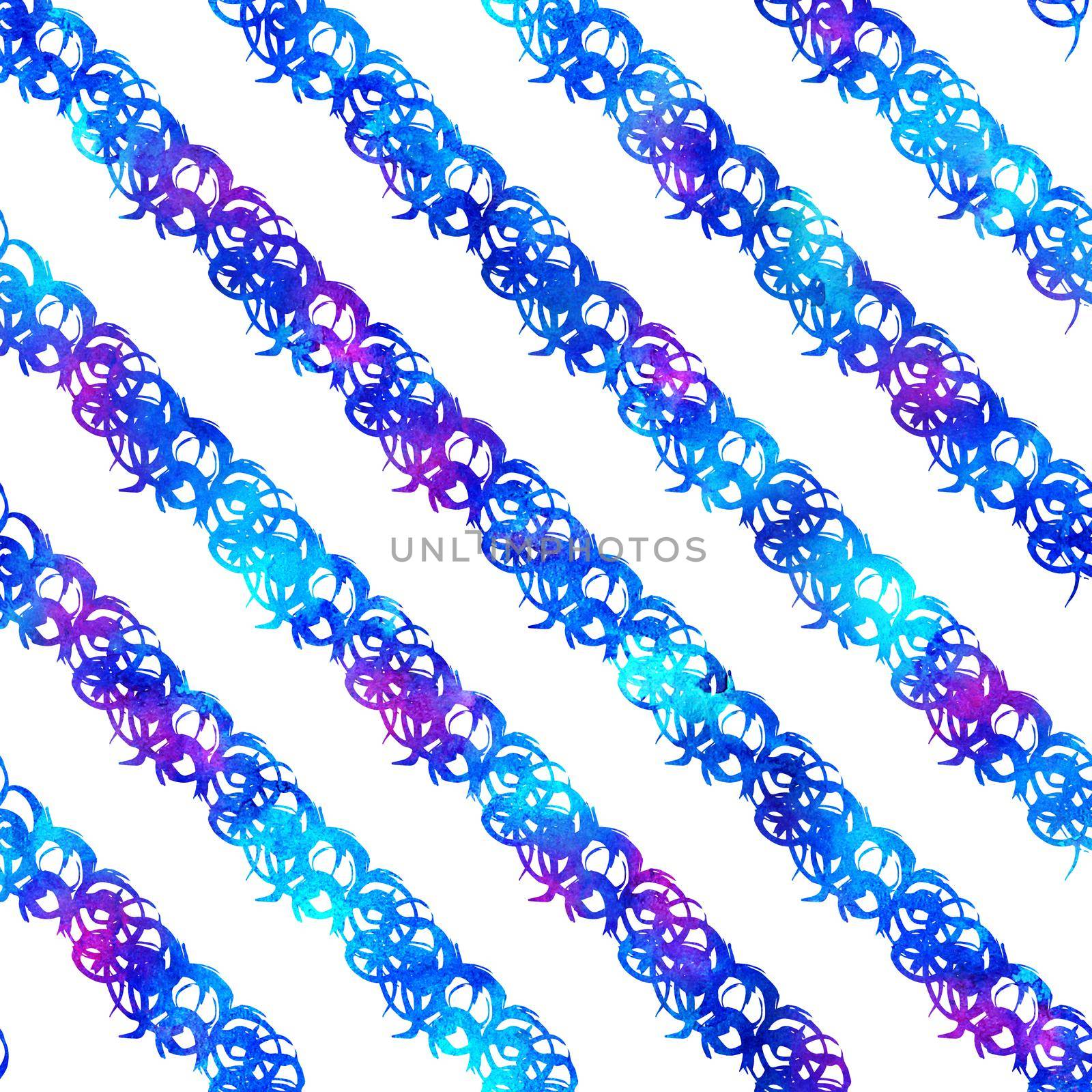 Watercolor Seamless pattern Brush Stripes elegant aquarelle geometric pattern illustration Hand Painted by DesignAB