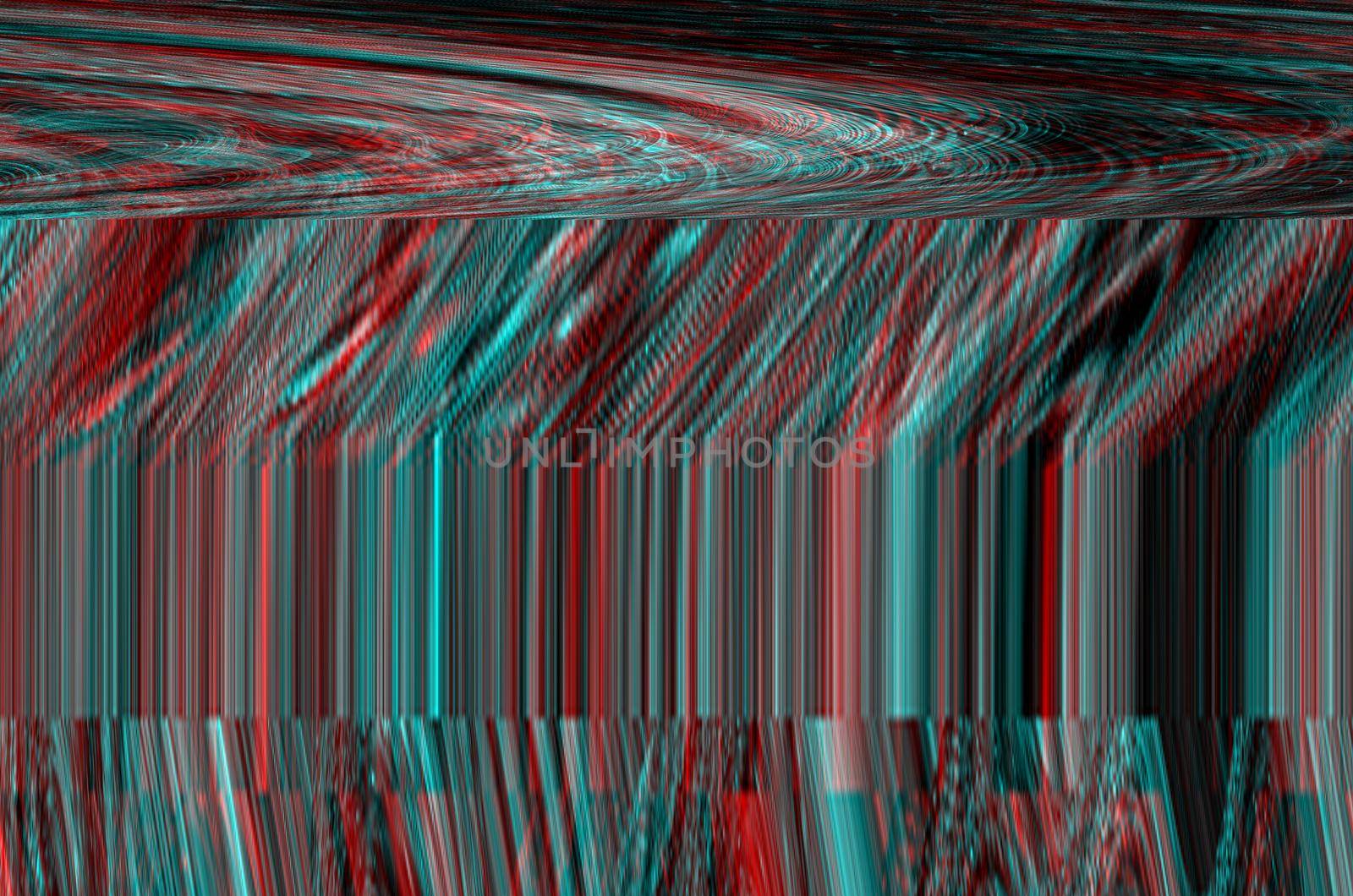 Glitch Space background. Old TV screen error. Digital pixel noise abstract design. Photo glitch. Television signal fail. Technical problem grunge wallpaper. Colorful noise. Vhs, bad computer. by DesignAB