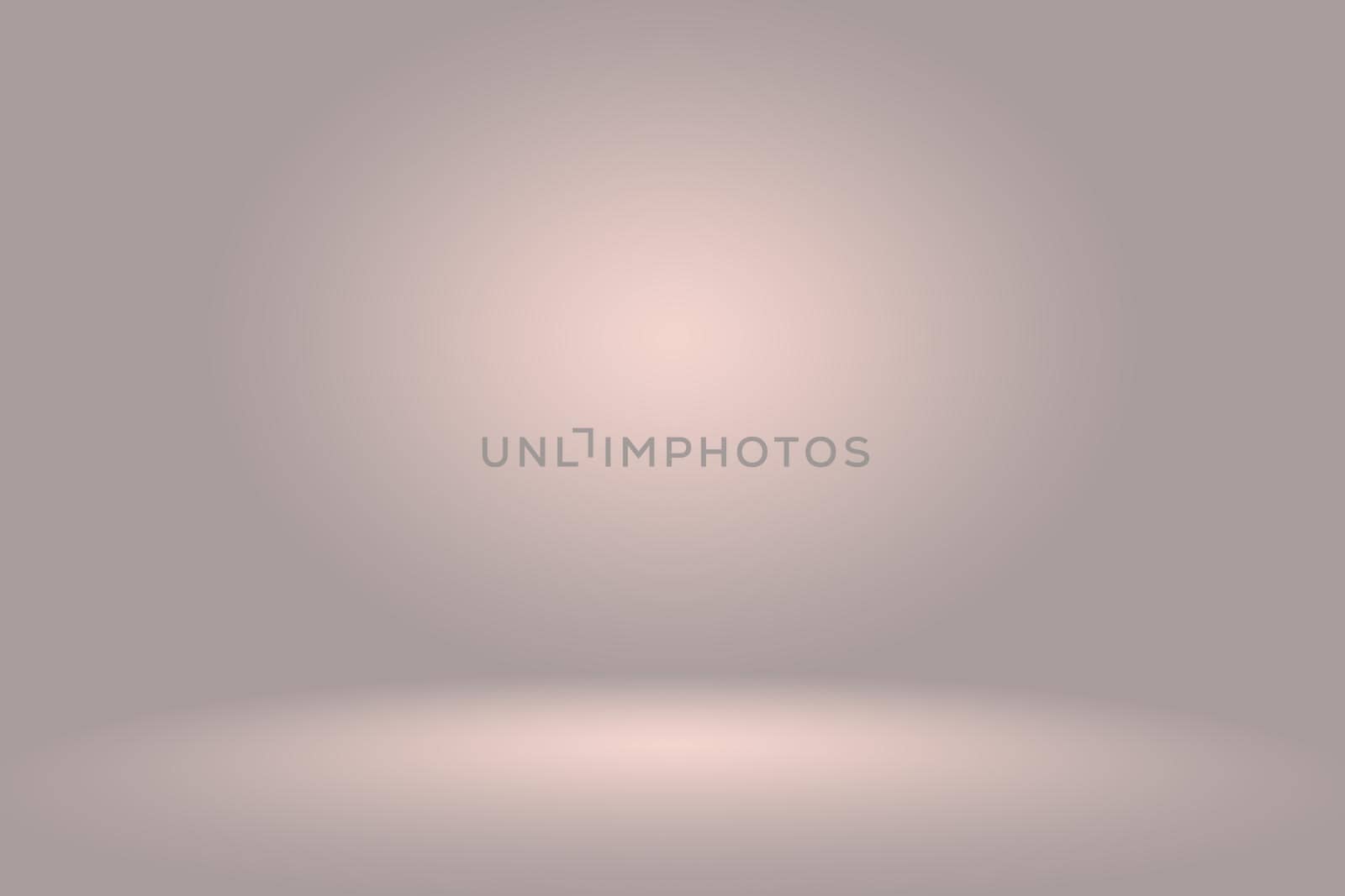 Abstract Empty Dark White Grey gradient with Black solid vignette lighting Studio wall and floor background well use as backdrop. Background empty white room with space for your text and picture.